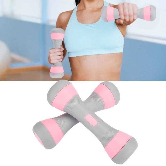 Poids réglable Yoga bras exercice haltère musculation femmes équipement de fitness(Rose 4kg )-NIM