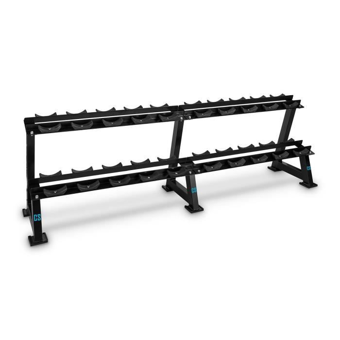 Rack de rangement noir pour 20 haltères Capital Sports Bellbed Dumbbell Rack