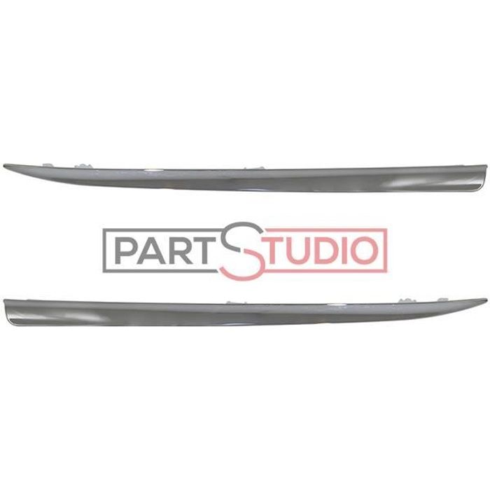 Set des deux baguettes chromés pare chocs avant CITROEN C5 10/04 => 12/07 = 00007452EX