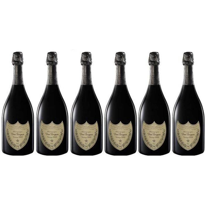 Lot 6 Champagnes Dom Pérignon Vintage 2010 75cl