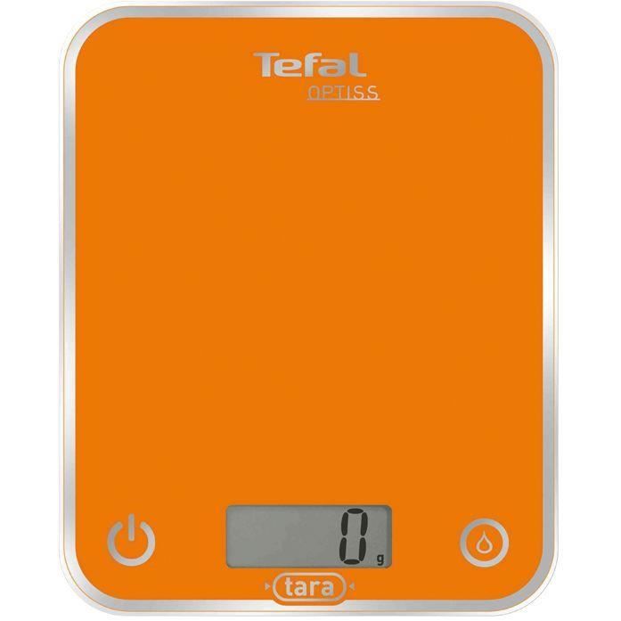 TEFAL BC5001V1 Balance de cuisine électronique Optiss 5 kg - Orange