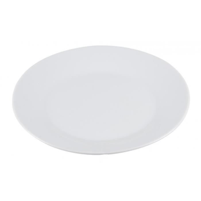 TOM assiette à dîner en porcelaine Ø18 cm 1 pièce blanc
