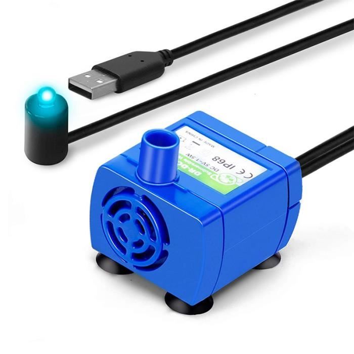 DR160 DC pompe à eau DC5VUSB interface distributeur d'eau pour animaux de compagnie accessoires ultra-silencieux pénurie d'eau panne