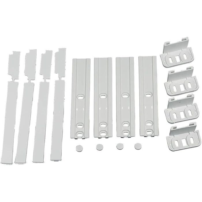 kit de fixation porte refrigerateur integrable avec systeme glissiere whirlpool 481231028208