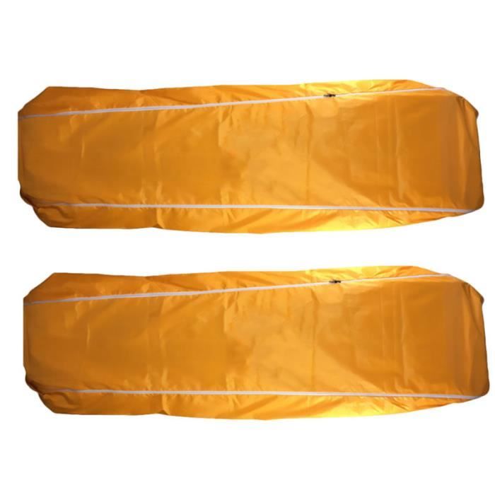 2 pièces sac de carcasse Oxford conteneur de stockage pratique polyvalent pour l'extérieur extérieur ASPIRATEUR TRAINEAU