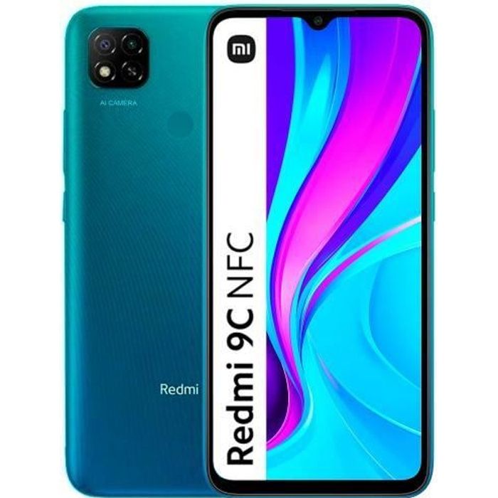 XIAOMI REDMI 9C NFC 64Go Vert aurore