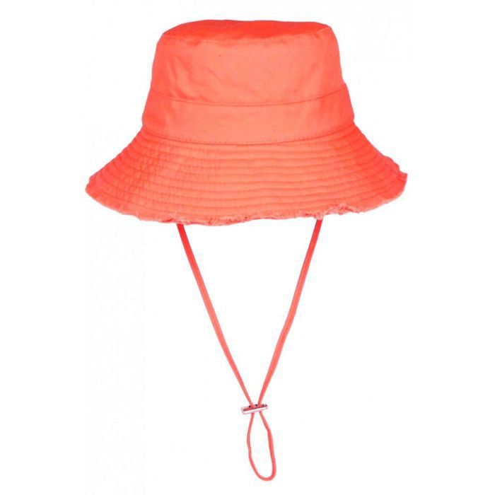 Nyls Création-Chapeau Bob Ficelle Corail Prestige en Coton Urban