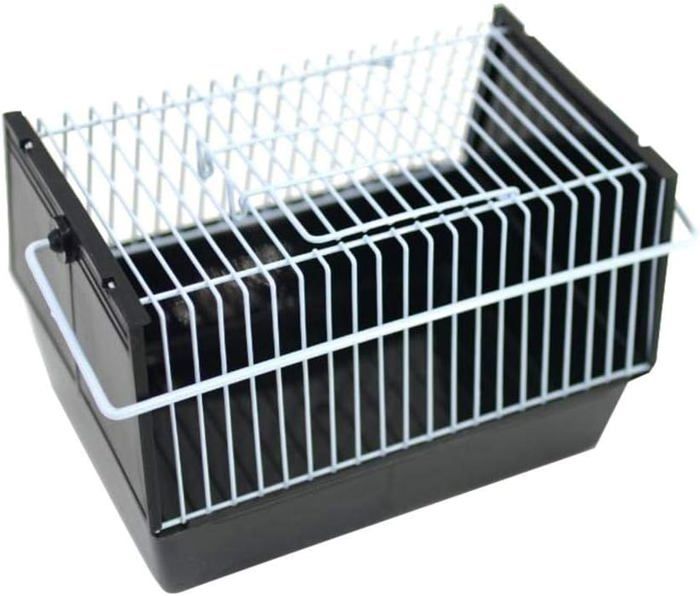 Comparer les prix de Cage à oiseaux Portable porte-petits animaux avec 2 mangeoires volière pour perruches Cage de voyage pour animaux de compagnie