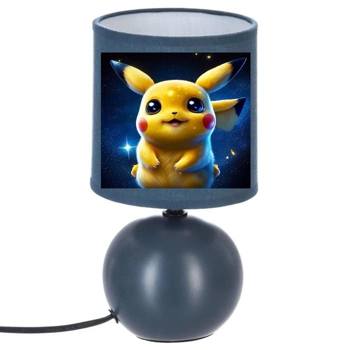 lampe de chevet bleu foncé PIKACHU