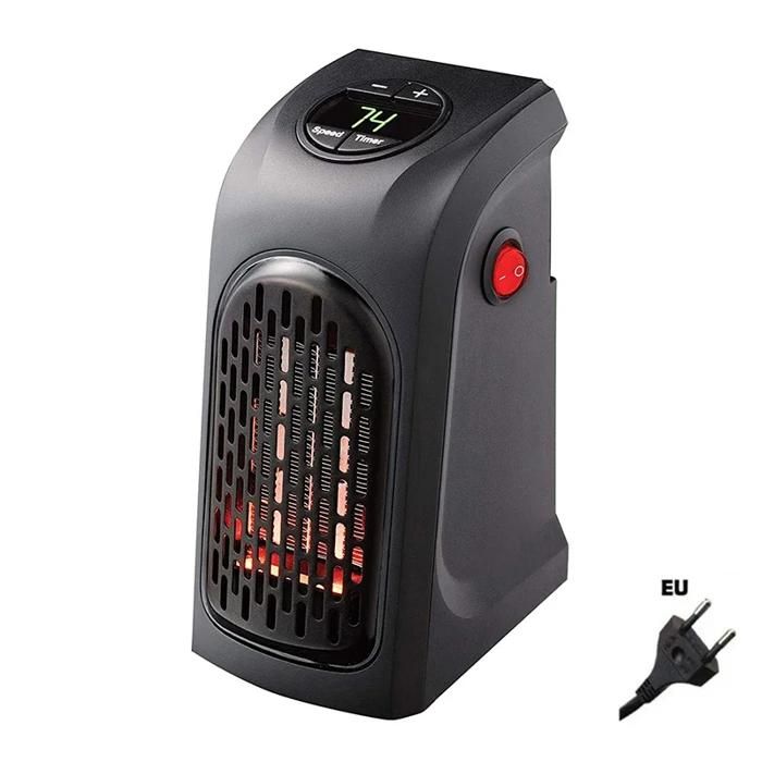 Mini Radiateur Radiateur électrique - Mini radiateur portable 400 W - Noir - Bureau ...