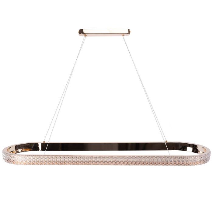 Lampe Suspendue De Plafond Toolight App1751-Cp Led Lampe Pendante Au Plafond Or 90X25X5Cm