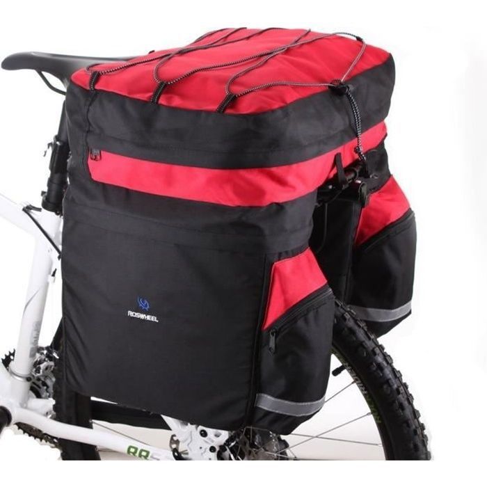 60L Sacoche à vélo Sacoches porte-bagages vélo Double Face sac Pannier Multicolore PANIER VELO