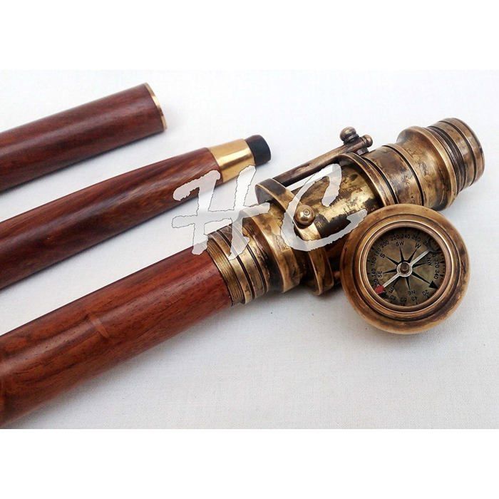 Nautical Replica Hub Orologio Da Tavolo In Legno: Stile Vintage Per Camera Da Letto E Home Decor (Marrone, 20x26cm)