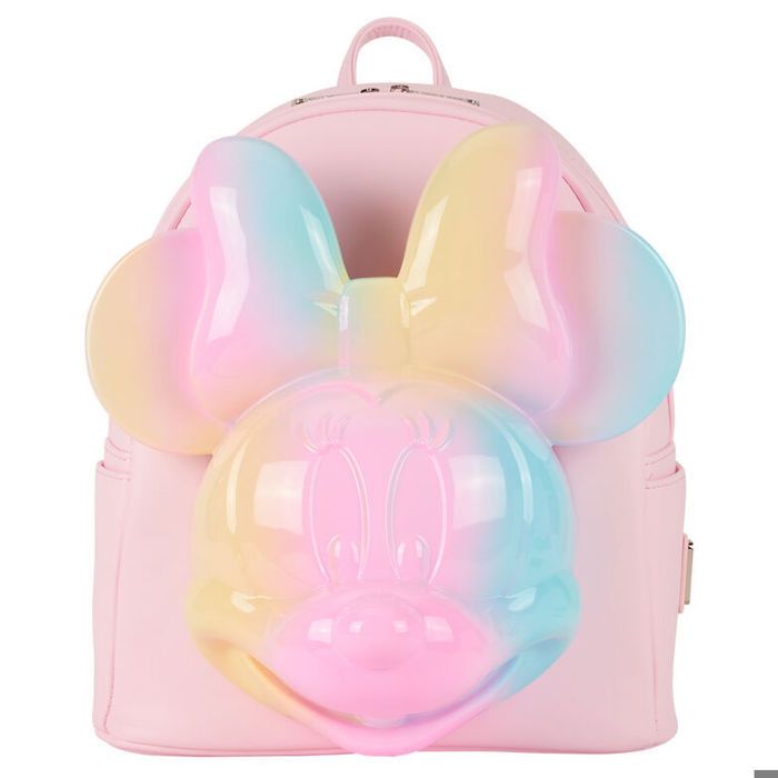Sac à dos - LOUNGEFLY - Loungefly Disney Minnie Mouse - Rose/Bleu - Bretelles ajustables - Compatible PC