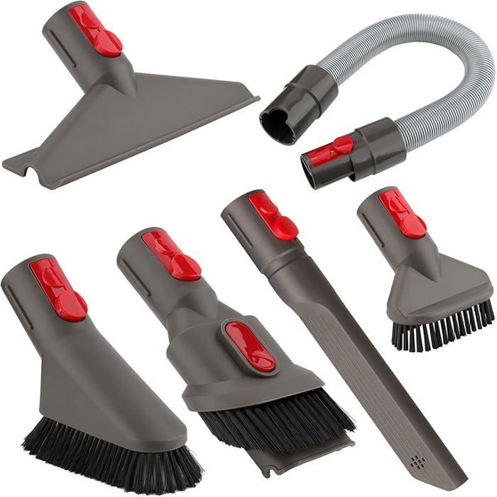 Kit accessoires Kit de Fixation avec Tuyau de Rallonge pour Dyson V7 V8 V10 V11 SV10 SV11 b: BROSSE ET ACCESSOIRE D’ASPIRAT