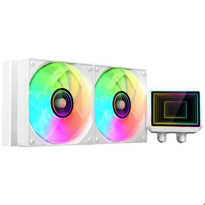Refroidissement Liquide - MARS GAMING - ML-TWO240 - 450W TDP - 2x Ventilateurs ARGB - Pompe 4e Gén