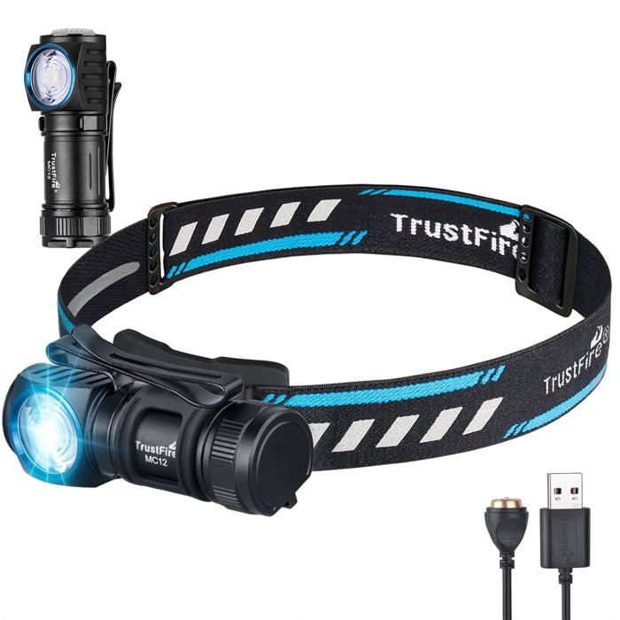 Support Lampe Torche TrustFire GM03 - Montage Magnétique Universel En Alu