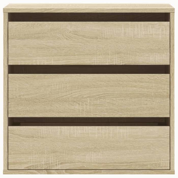 Moderne Commode dangle BURKE MEUBLE BAS chêne sonoma 60x41x58 cm bois dingénierie AA3182