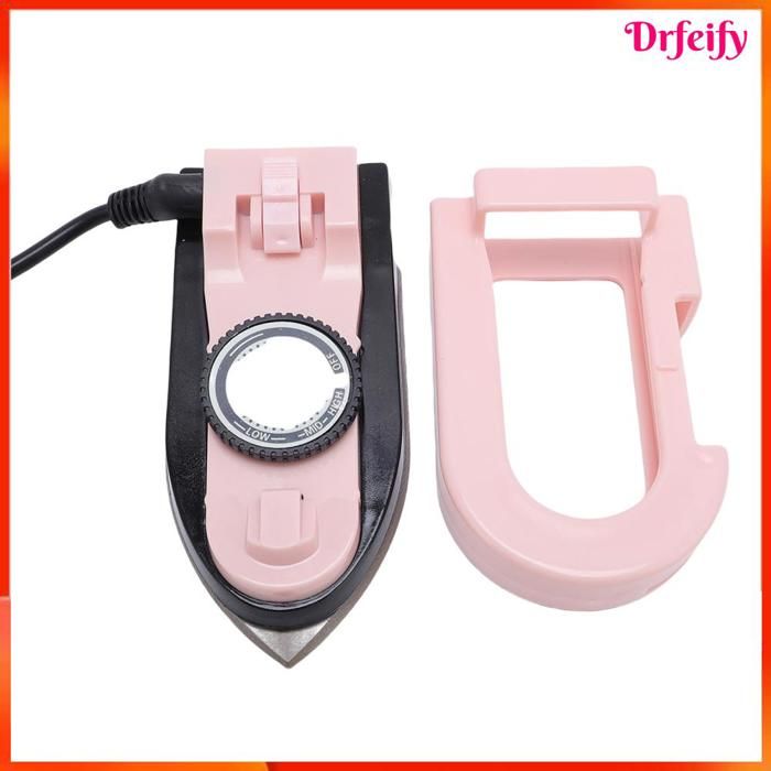 Fer à repasser portable - AKOZON - Compact pliant - 160-220W - Semelle aluminium - Poignée amovible - Akozon