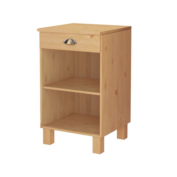 Toscana-armoire 50 Cm 1 Tiroir Teinté/ciré