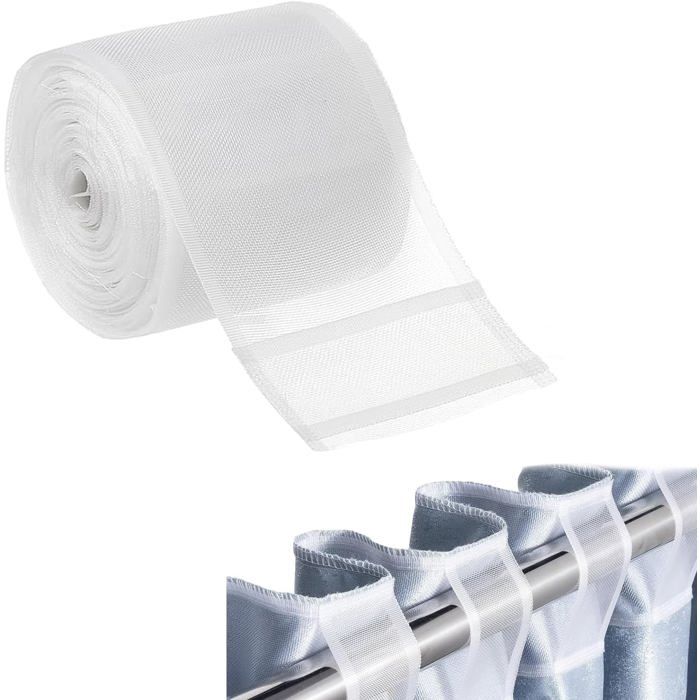 Rufflette Rufflette/Ruban Fronceur Rideaux 10cm x 10m, tous styles chambres ...