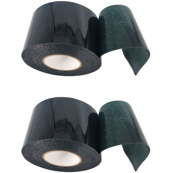 Ruban adhésif double-face pour gazon artificiel - PZCC - Lot 2 - 50 mm x 5 m - Résistant UV - Imperméable
