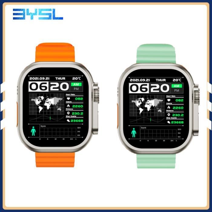 Costume d'or 5-IP09 ULTRA-BYSL-Montre connectée série 8 pour hommes et ...