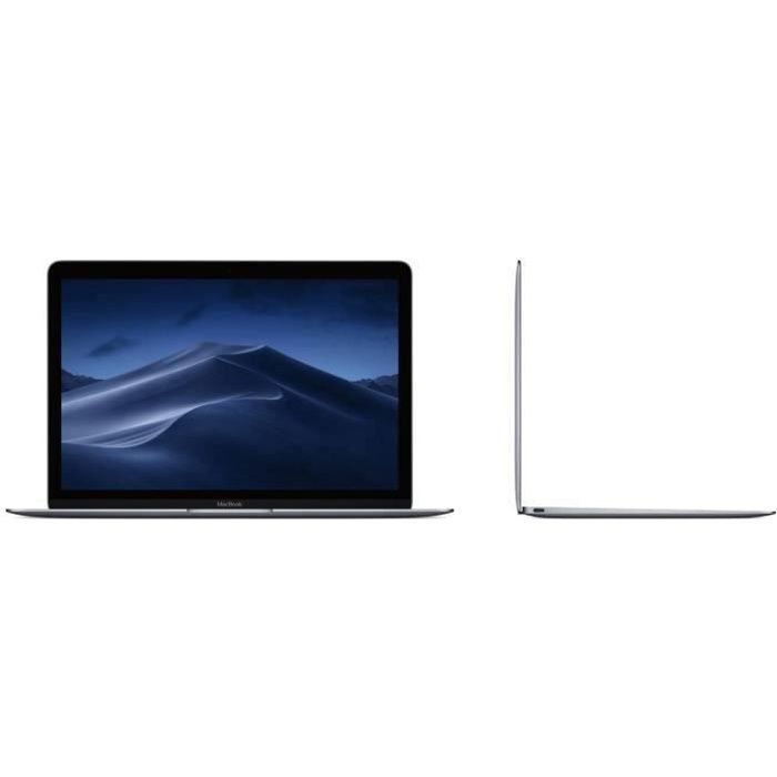 Top achat PC Portable MacBook 12" Retina - Intel Core i5 - RAM 8Go - 512Go SSD - Gris Sidéral - pas cher