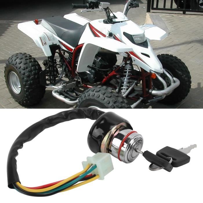 Interrupteur D'allumage 3 Vitesses - 9 Trous 6 Fils - Compatible Quad, Dirt Bike, Go-Kart (Redcat, Kazuma, Taotao...) - 2