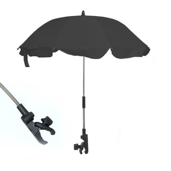 Kid Universal Baby Parasol Parapluie pour Poussette Poussette Noir 