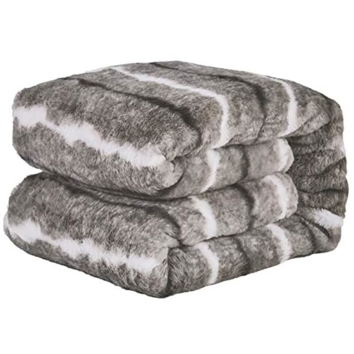 Couverture Edredon Plaid Vdcwz Couverture En Fausse Fourrure 50 X 60 En Peluche Decoration De La Maison Doux Chaud Flou Conforta Achat Vente Couverture Plaid Cdiscount