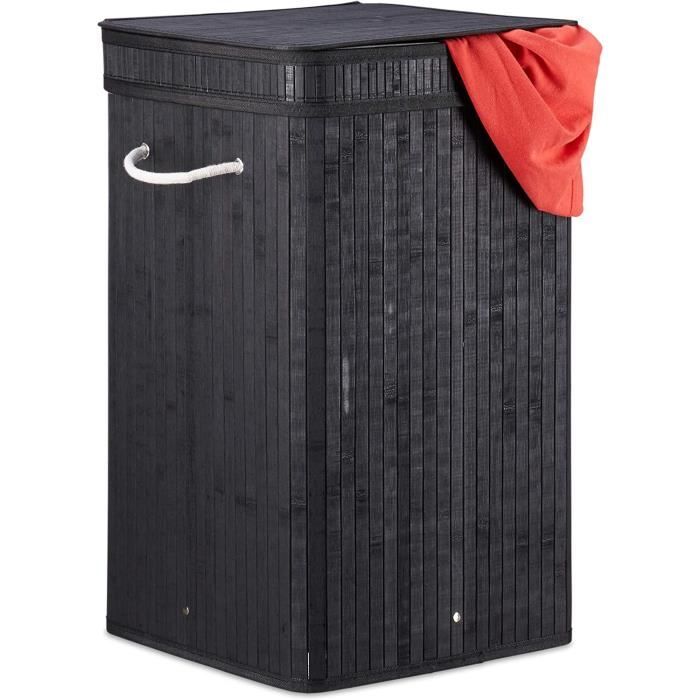Panier Pliable Avec Poignées Panier à Linge Pliable Intirilife 36 Litres Gris Blanc - Bac Linge Avec Poignées Panier Pliable Avec Poignées Panier à Linge Pliable Intirilife 36 Litres Gris Blanc - Bac Linge Avec Poignées