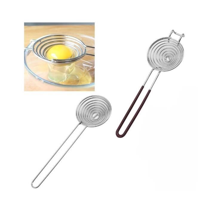 Séparateur d'Oeufs - HURRISE - Acier Inoxydable - Coloré - Pratique et Facile à Nettoyer