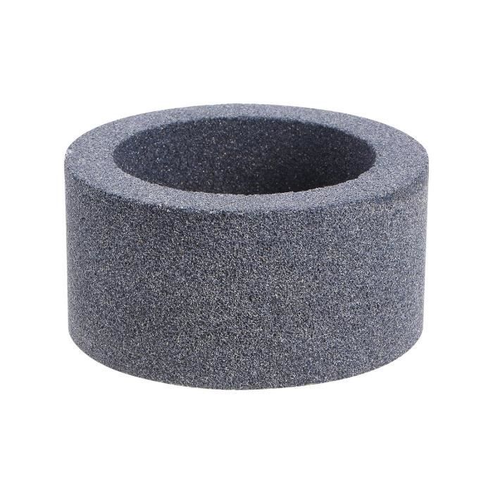 Meule Boisseau 4 Pouces 120 Grains Carbure Silicium Vert - Meuleuse Affûtage Couteaux Outils