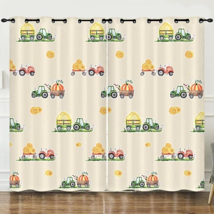 Rideaux Occultants Enfant – Motif Nœud Rose Kawaii | Dimensions 140 X 160 Cm (2 Panneaux) – Isolation Thermique Et Phonique