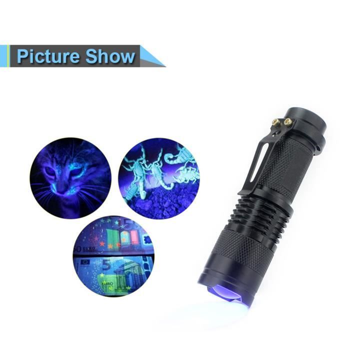 Lampe Torche UV Alonefire SV005 10W 365nm Rechargeable Puissante