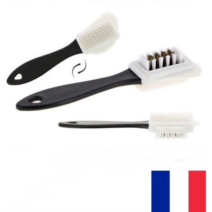 Brosse à Chaussure en Caoutchouc Souple Spécial Soin Daim Nubuck style Ugg