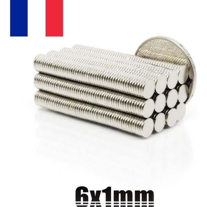 Lot de 100X Aimant Neodyme Neodium Disque Rond Fort Puissant Super ...