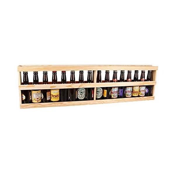 Mètre de biere en bois 16 bières artisanales françaises La cave Cdiscount