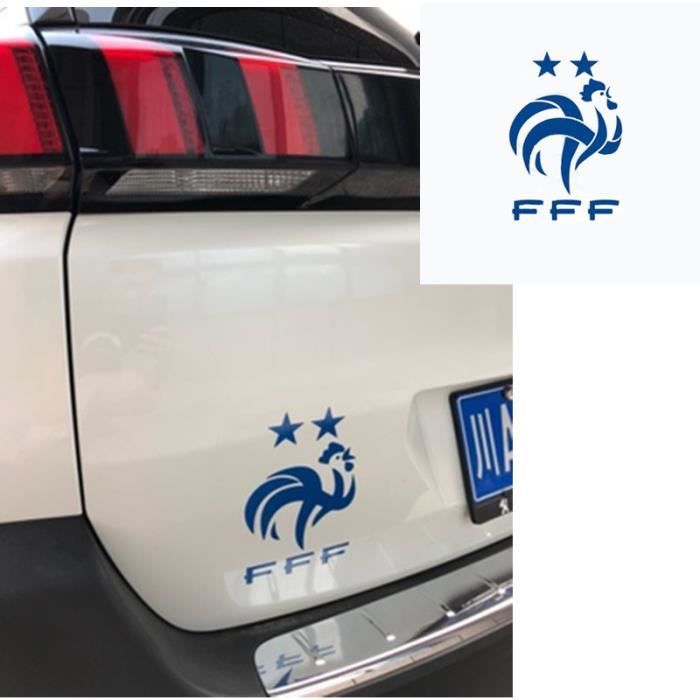 Sticker et autocollant Logo Equipe de France FFF 2 étoiles
