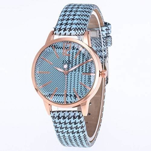 Montres À Pour Dames Vérifiez Dames Motif Montres À Quartz En Cuir Étudiant Femme