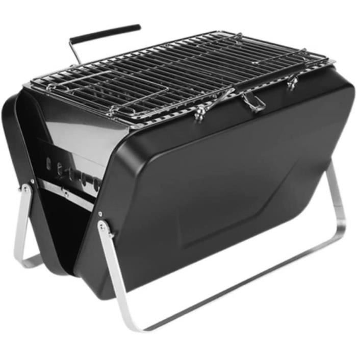Grille De Barbecue Pliable Kisangel – Acier Inoxydable, Manche Bois – Pour Camping Et Plein Air