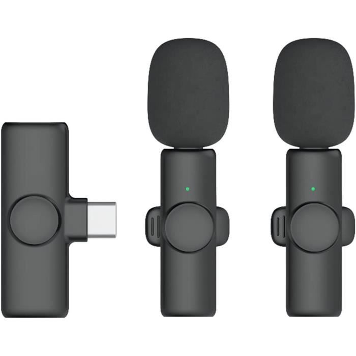 Micro Cravate sans Fil pour iPhone, 2.4GHz Mini Micro Cravate Smartphone  avec 1 Émetteur & 1 Récepteur, pour TikTok, , Vlog - Cdiscount TV  Son Photo