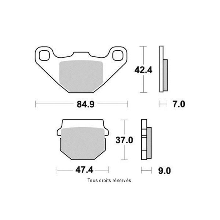 Kyoto Pack acide pour TGB TARGET 400 4X4 2008//2010 Batterie