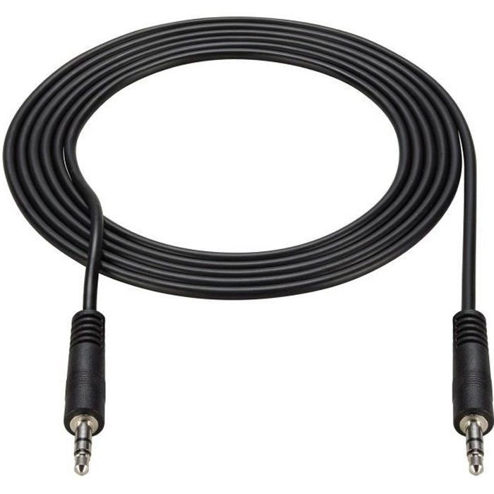 INECK® Câble Jack 3.5 mm Mâle vers Mâle, Câble Auxiliaire Double