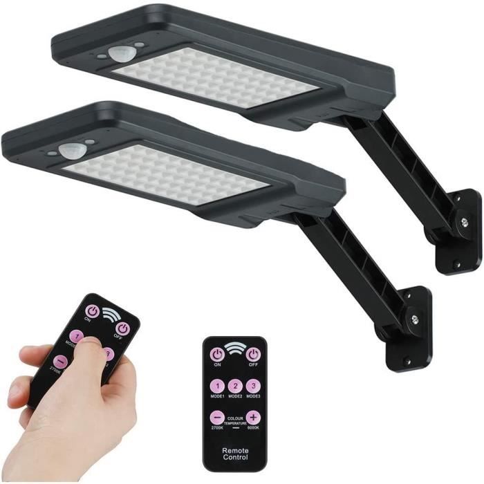 Lumières Solaires Extérieures, 120 Led 3000lm Lumières D'inondation À