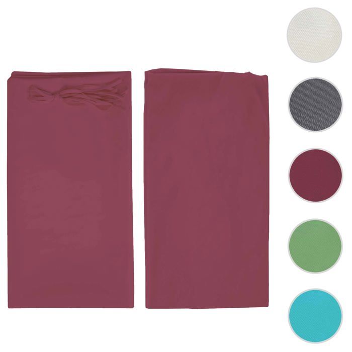 Toile de rechange pour toit de pergola Baia 4x4m ~ bordeaux
