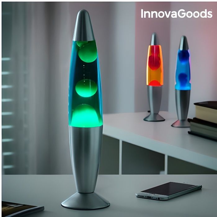 Lampe à Lave motion magma Bleu / Vert