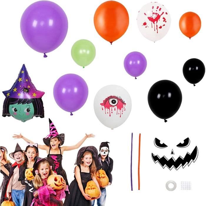Lot De 15 Ballons Halloween 23cm - Décoration Fête Henbrandt