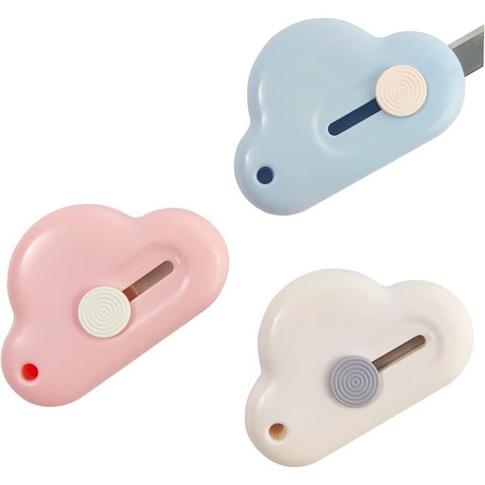 Mini Cutter3 Pièces Box Cutter Petit Ouvre-carton Portable Ouvre-lettre